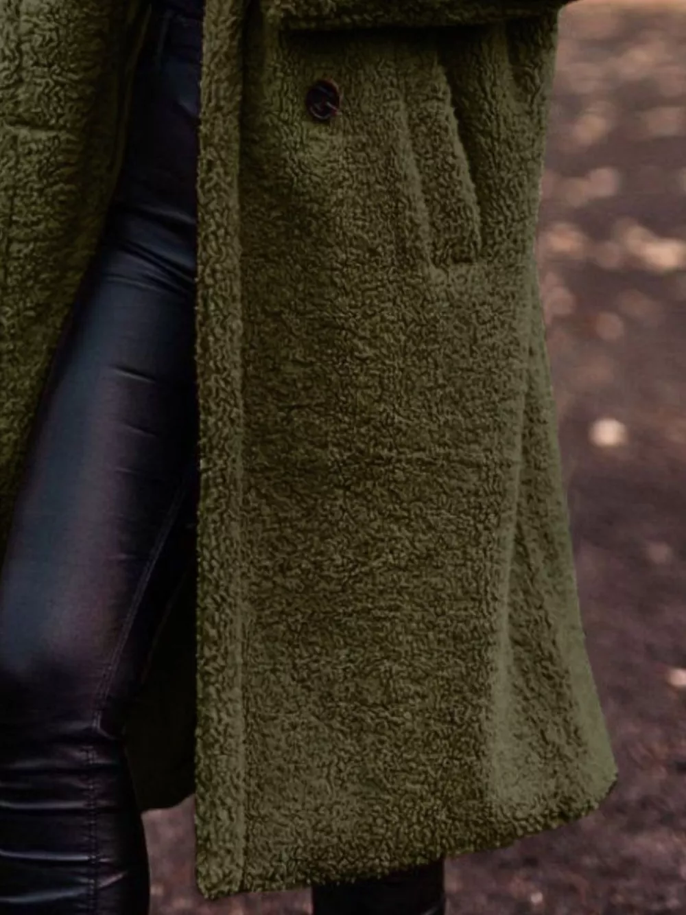 Teddy Bear Hooded Longline Outerwear, image 32