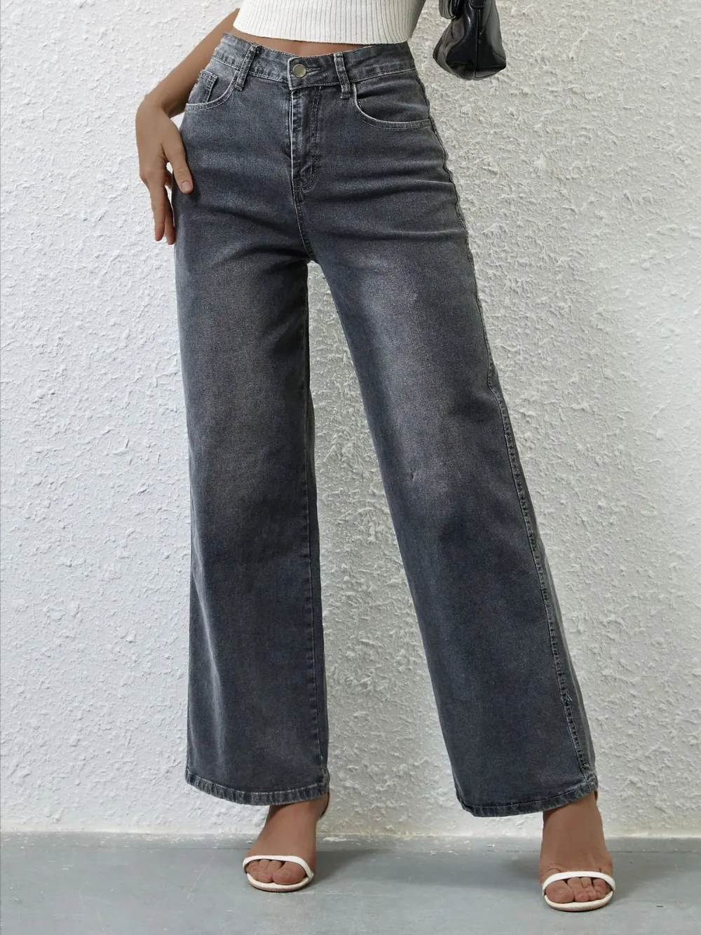 High Rise Wide Leg Jeans, image 10