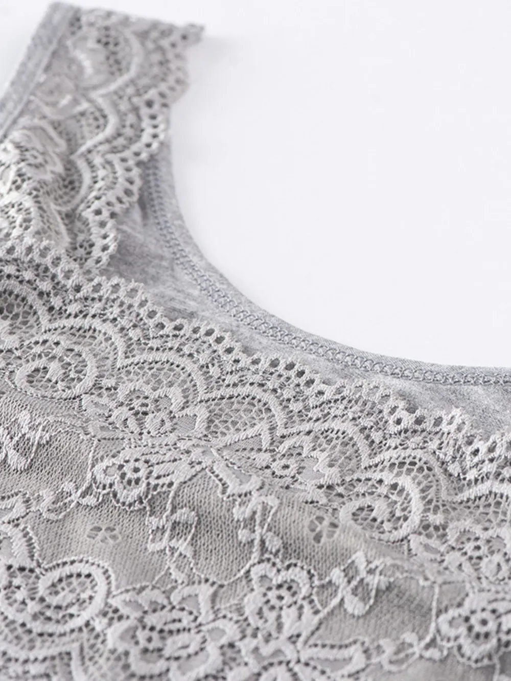 Lace Detail Square Neck Tank, image 5