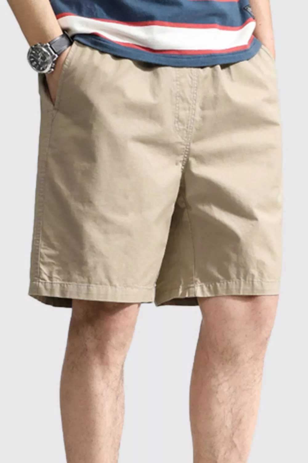 Men's Plus Size Casual Shorts with Pockets, image 6