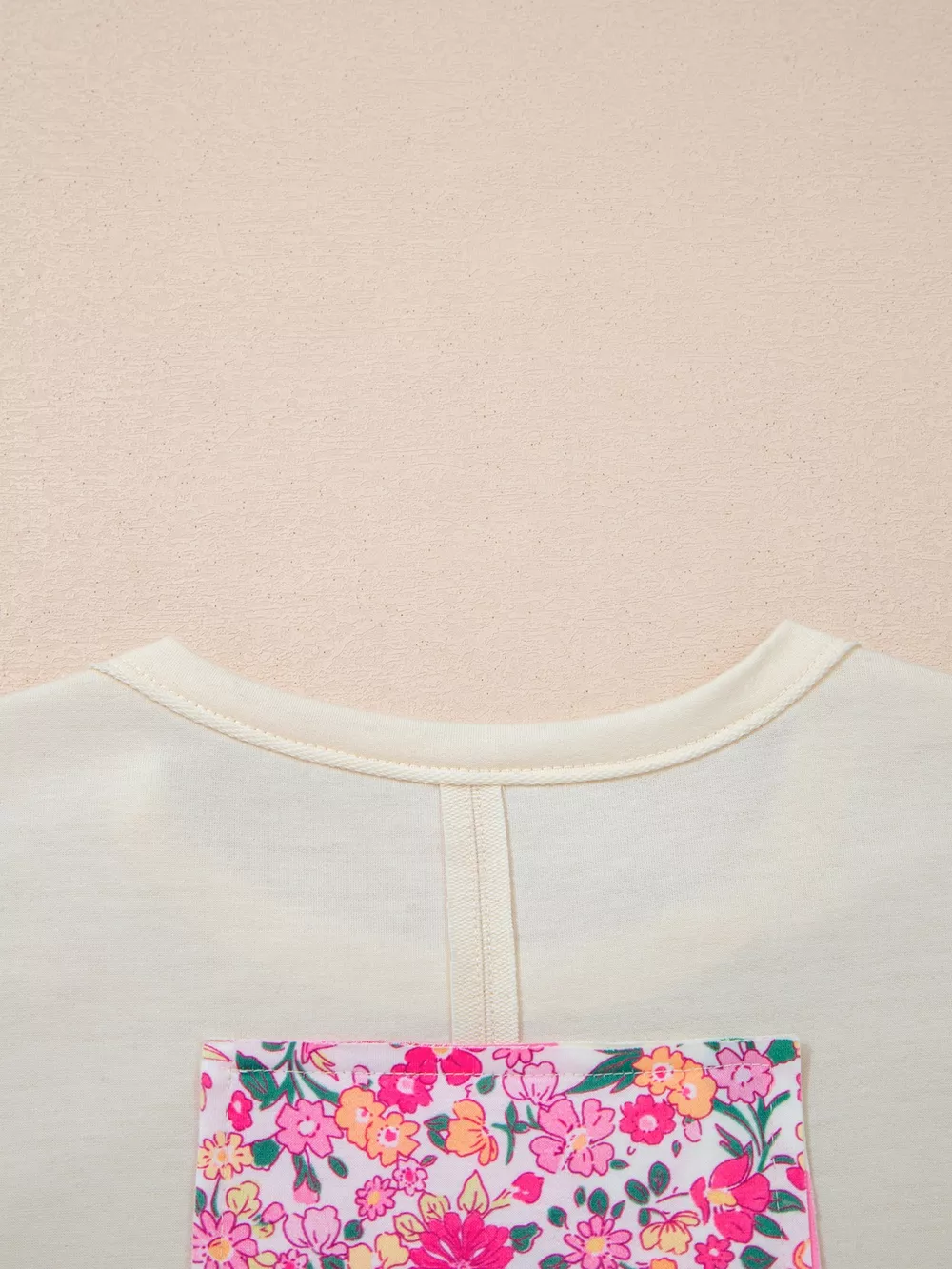 Floral Half Sleeve Oversized Top, image 12