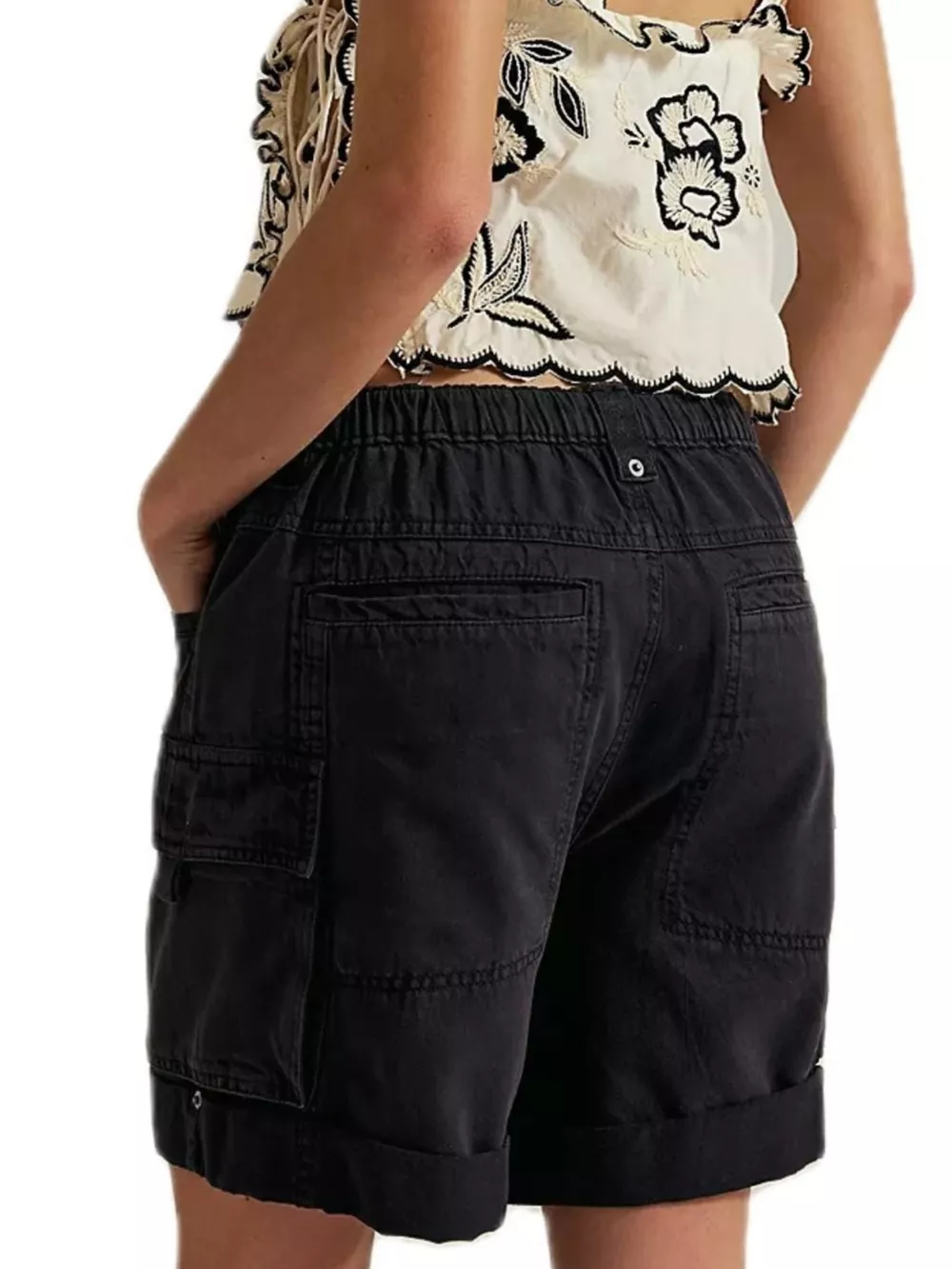 Drawstring Cargo Shorts, image 6