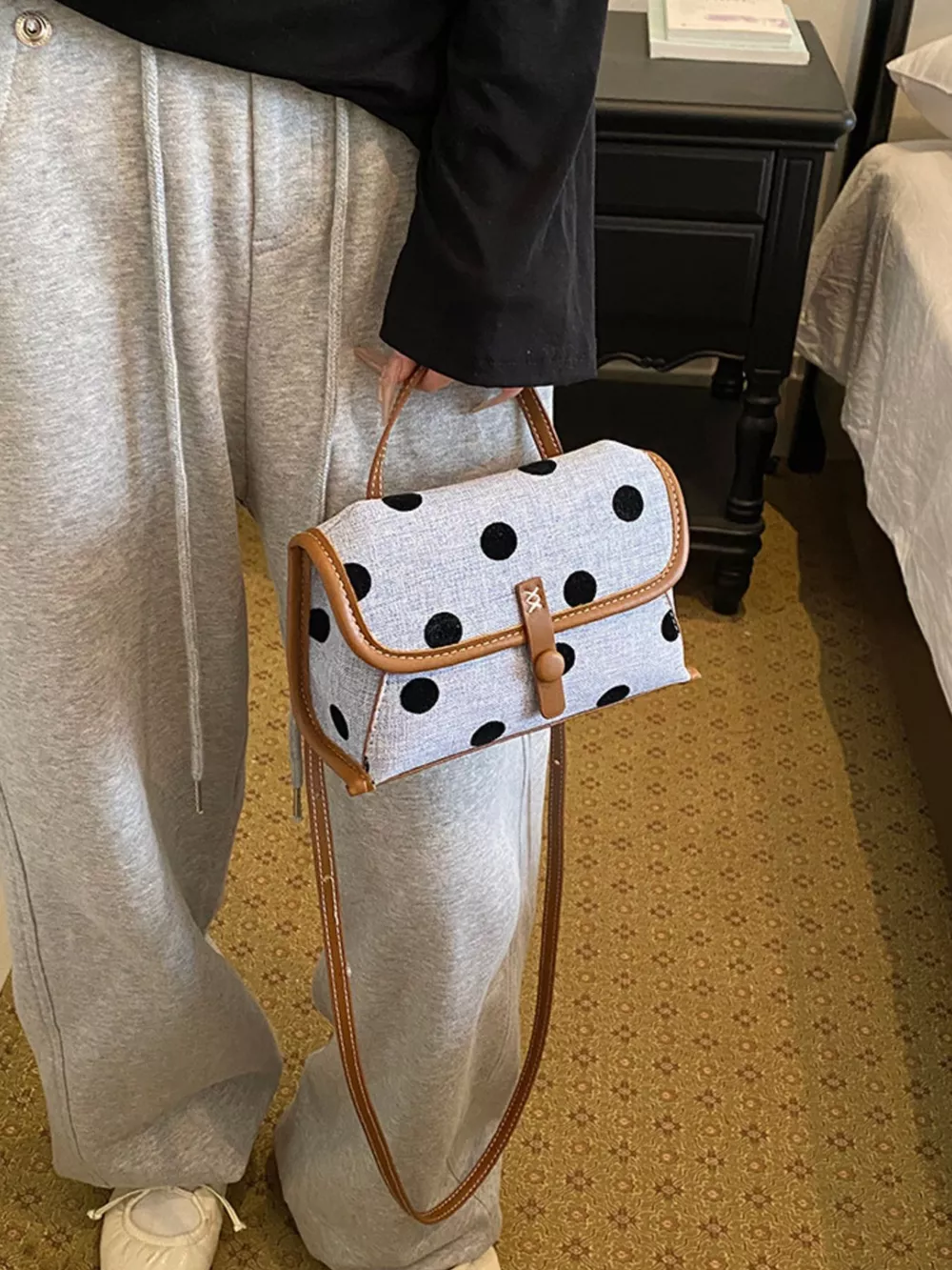 Polka Dot Crossbody Bag, image 7