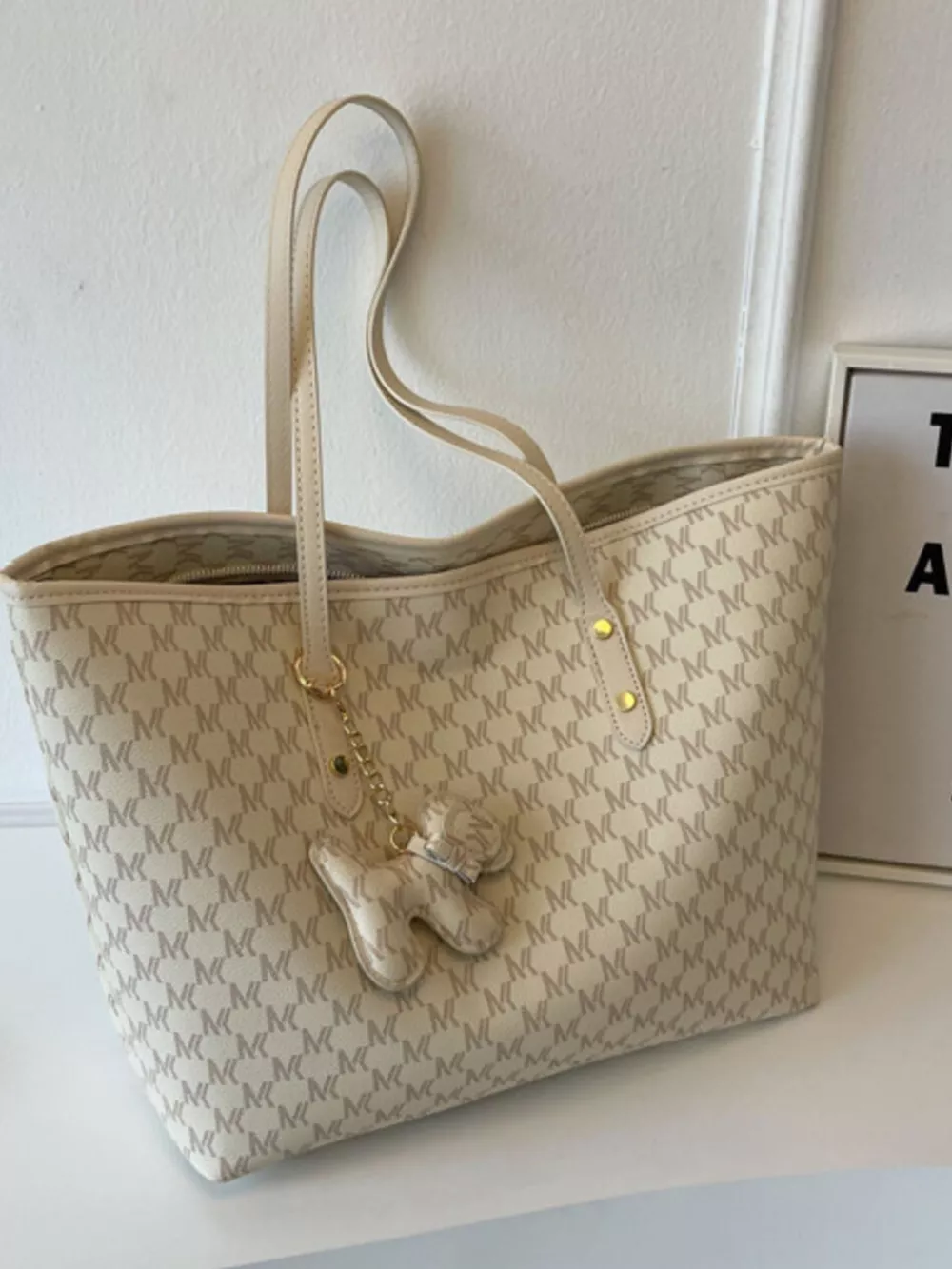 Patterned Large Capacity Tote Shoulder Bag, image 5