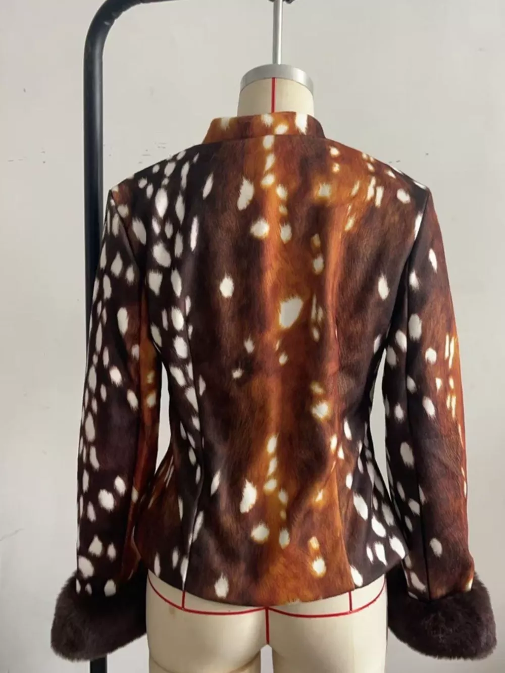 Faux Fur Long Sleeve Outerwear, image 7