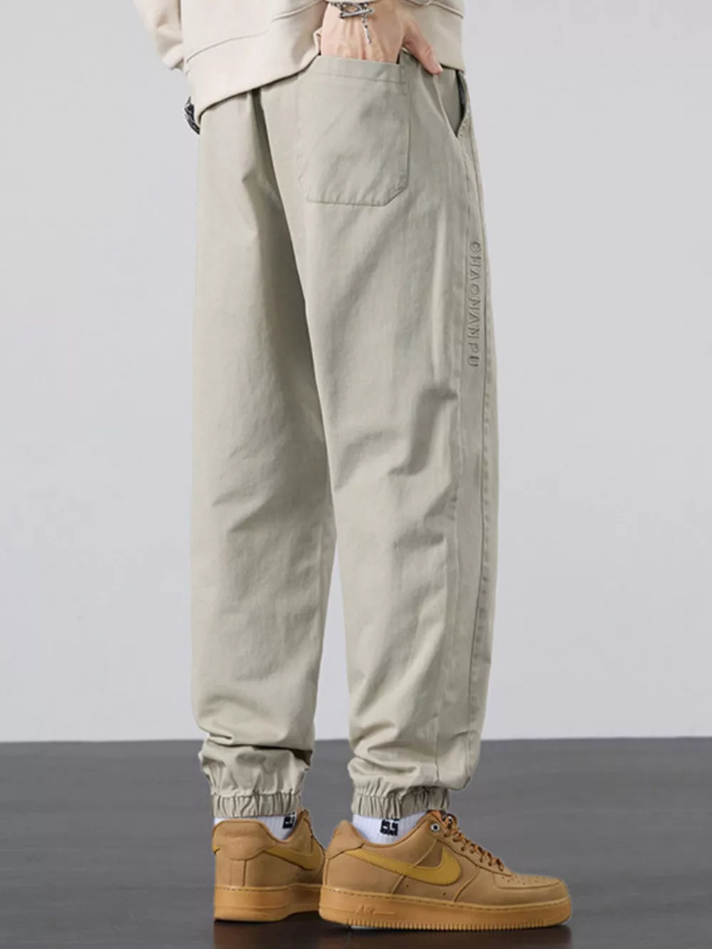 Men's Plus Size Casual Loose Fit Joggers, image 8