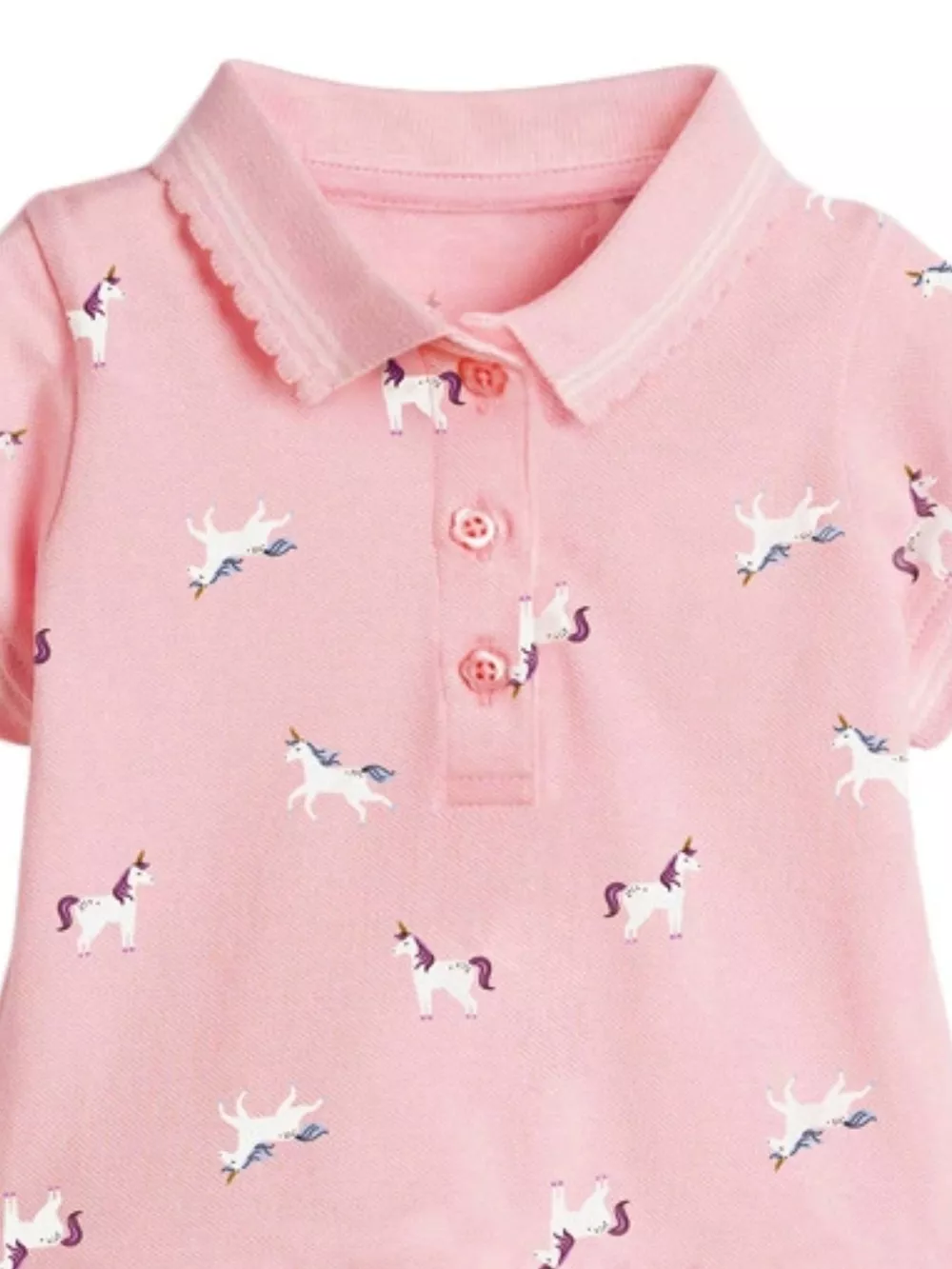 Children's Button Detail Short Sleeve Dress, image 6