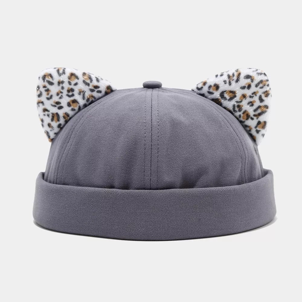 Cat Ear Brimless Hat, image 2