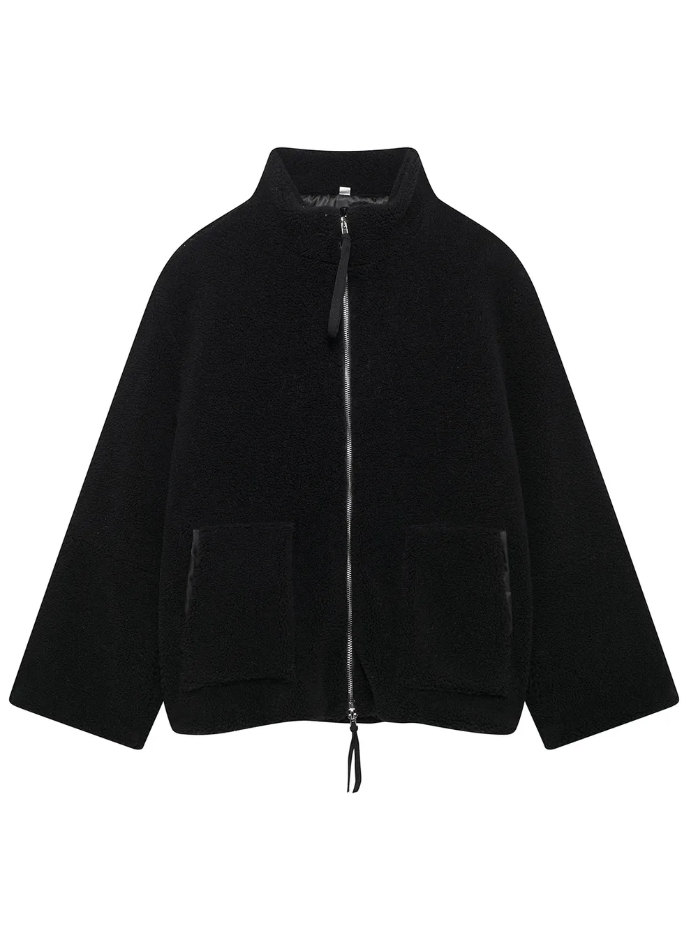 Turtleneck Zip Up Long Sleeve Plush Jacket, image 20
