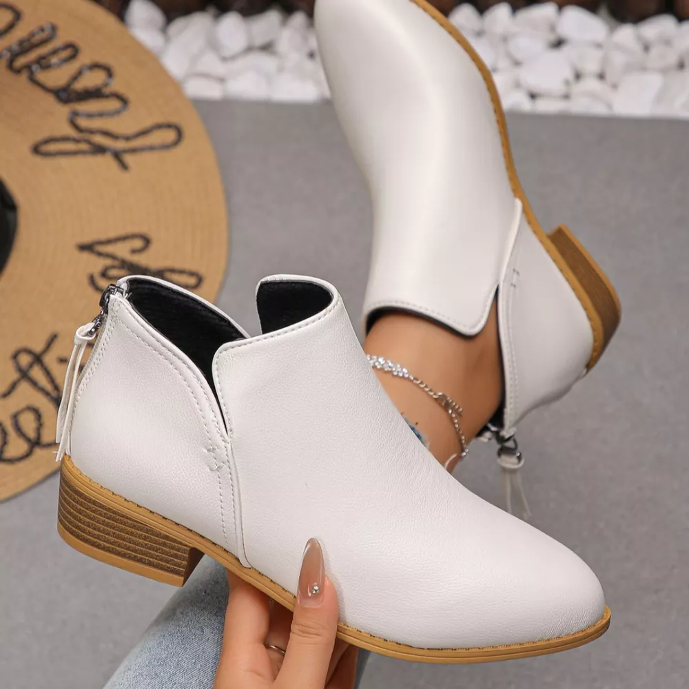 Point Toe Block Heels Boots, image 31