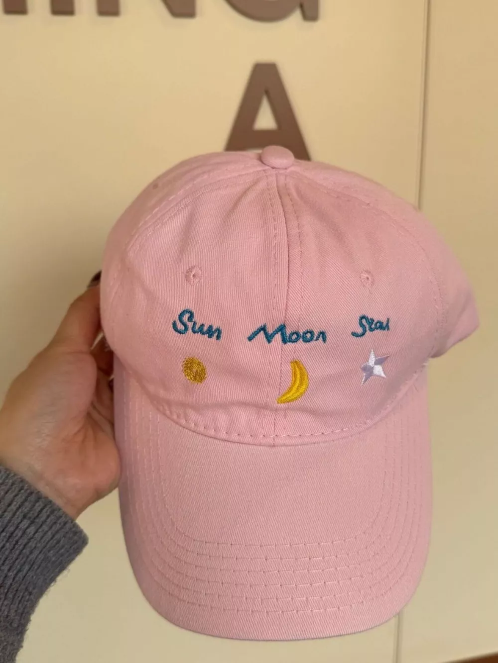 Sun Moon Star Embroidered Baseball Cap, image 5
