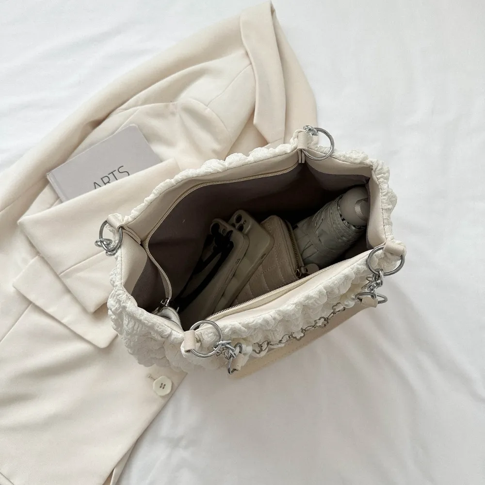 Bubble Textured Tote Bag, image 13