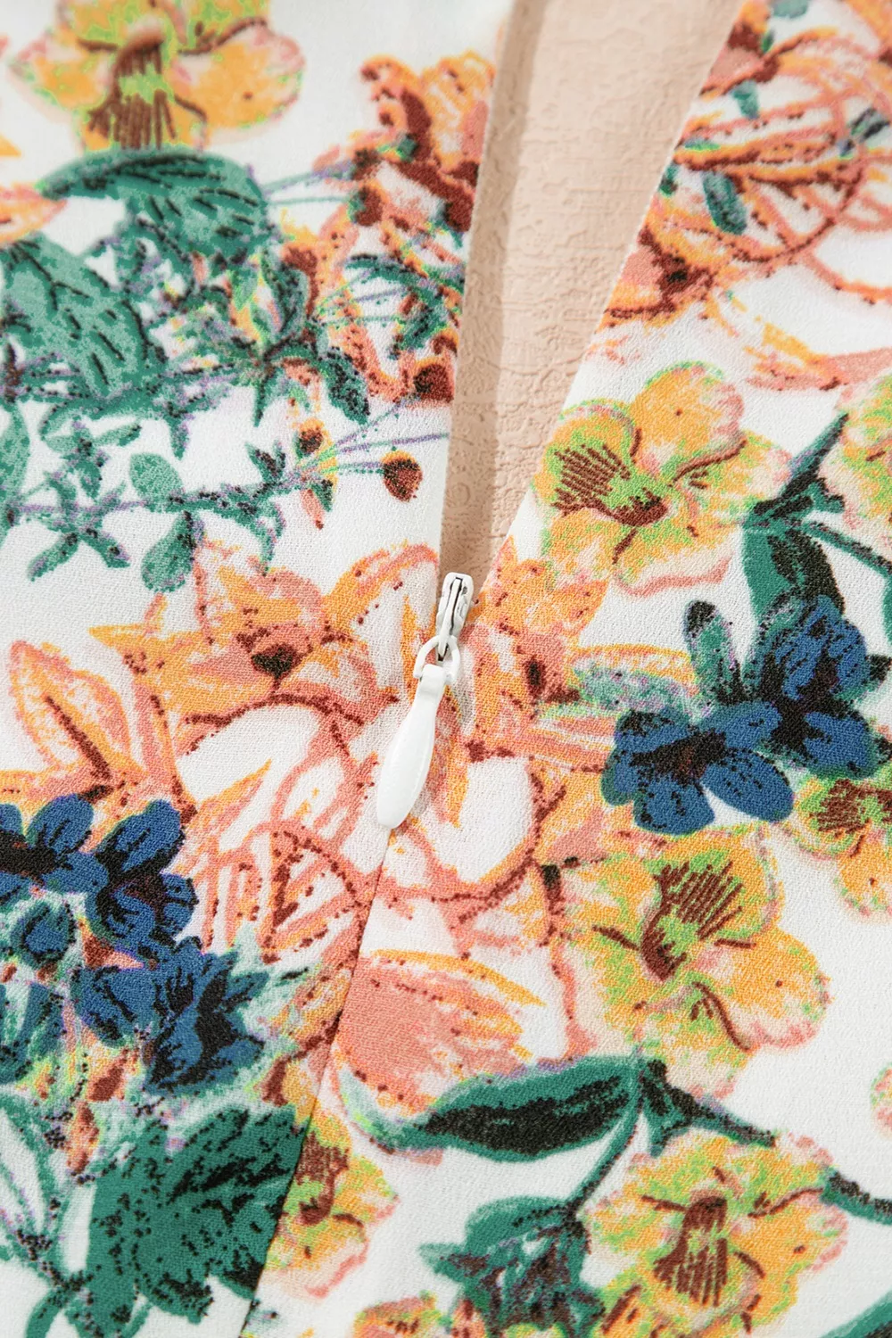 Floral Print Ruffle Hem Mini Dress, image 9