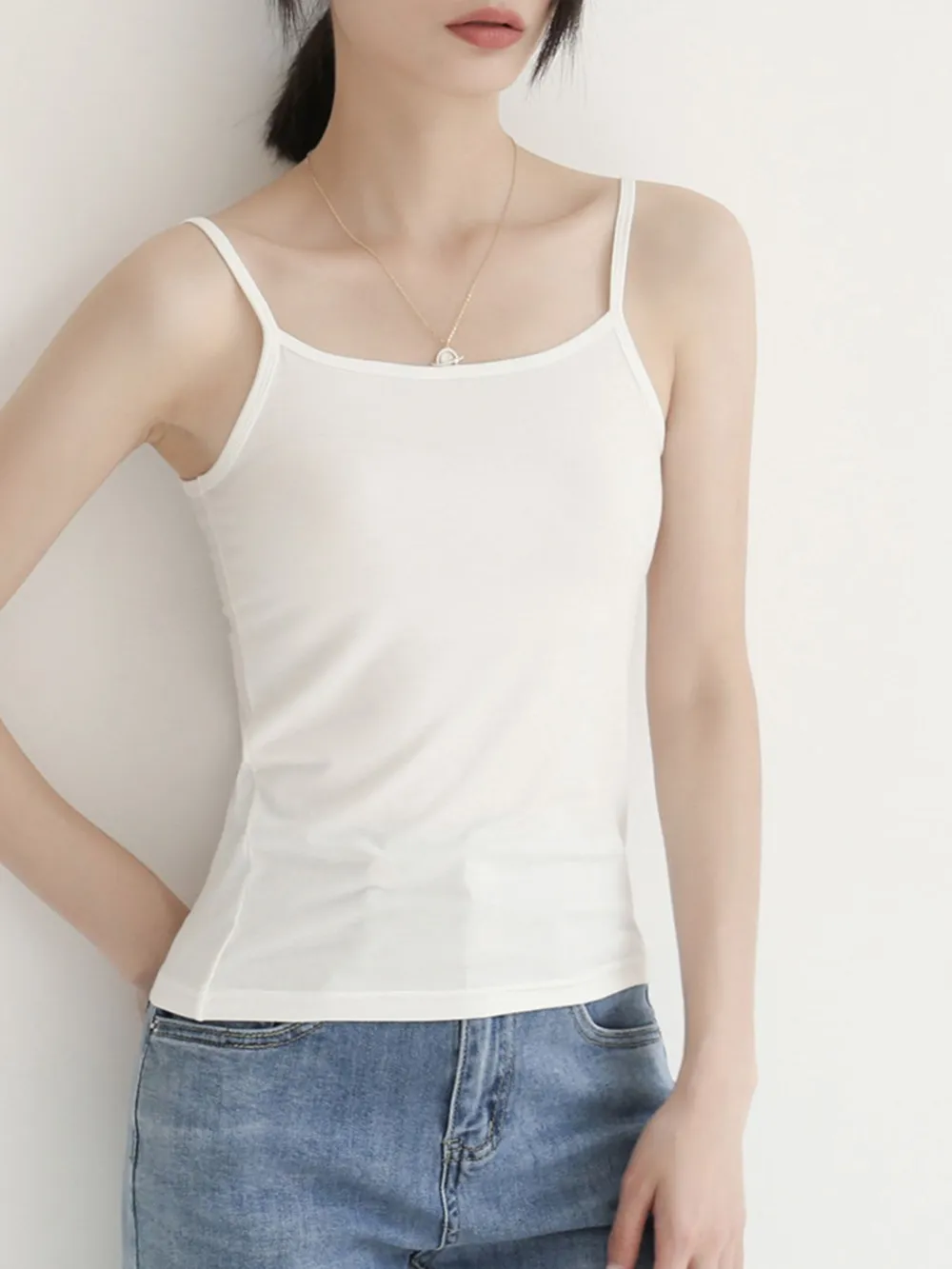 Solid Color Scoop Neck Cami, image 21
