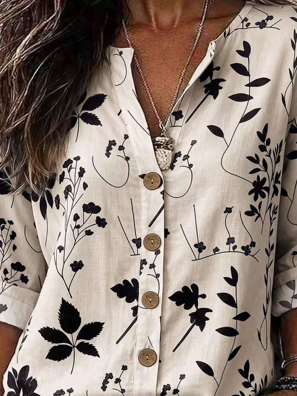 Notched Button Down Shirt, image 58