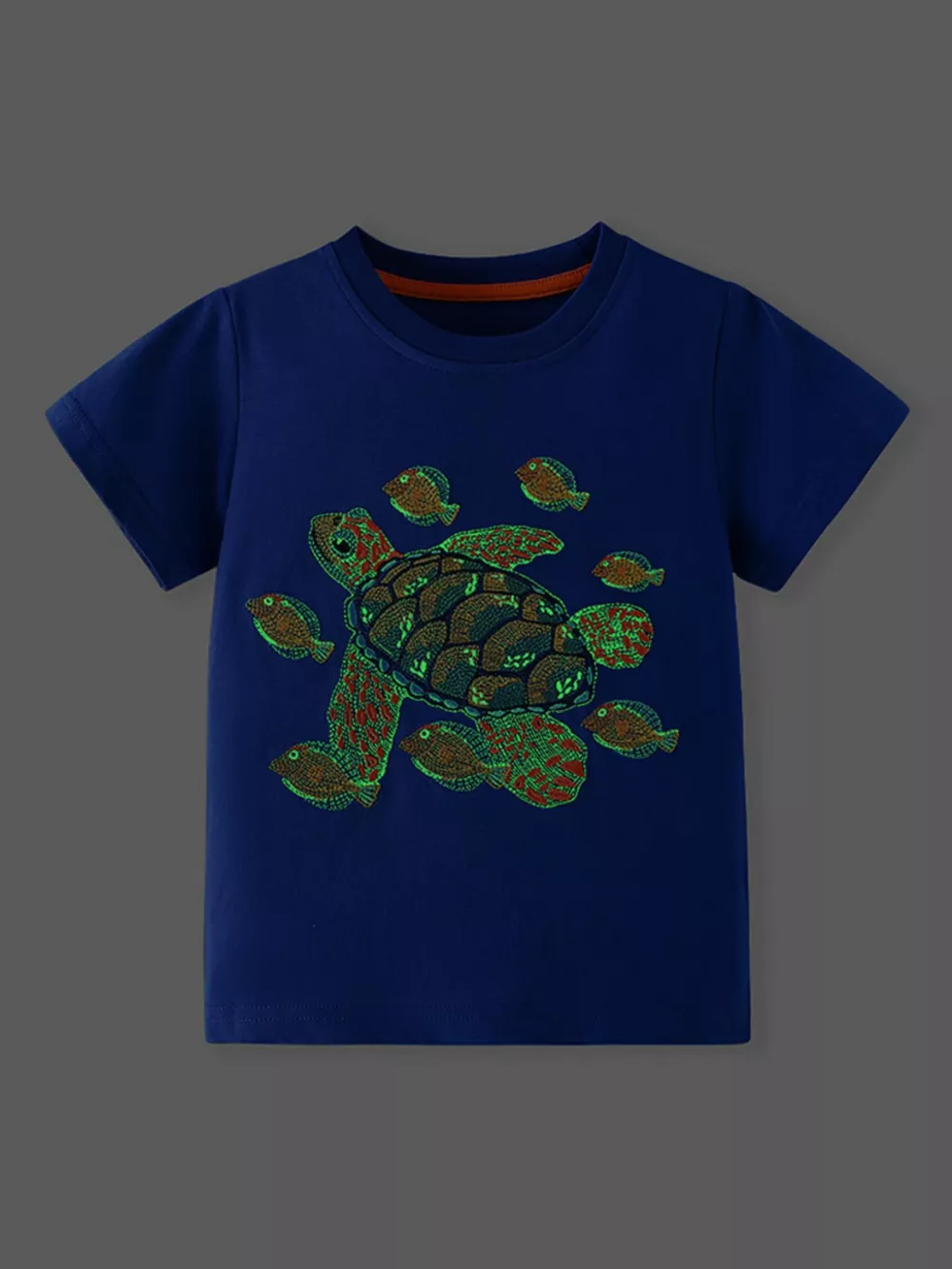 Children's Turtle Graphic Short Sleeve T-Shirt, image 2