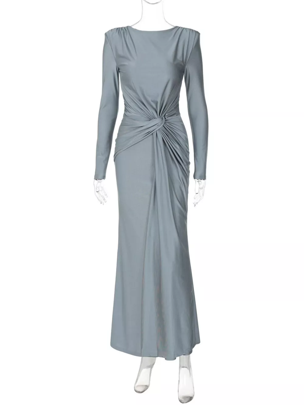 Twisted Long Sleeve Maxi Dress, image 24