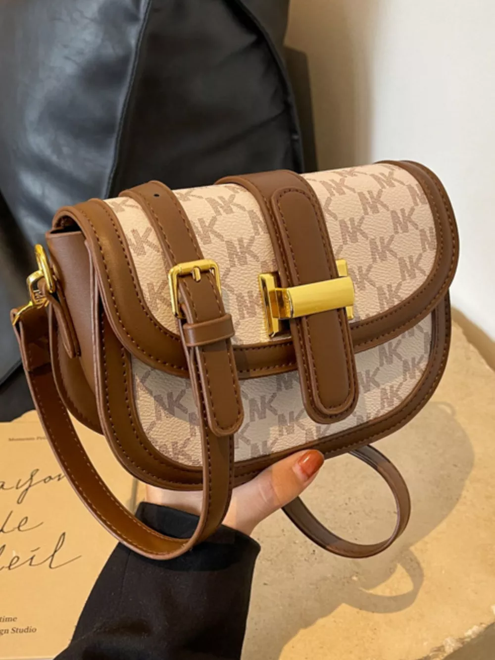 Patterned Flap Crossbody Bag, image 6