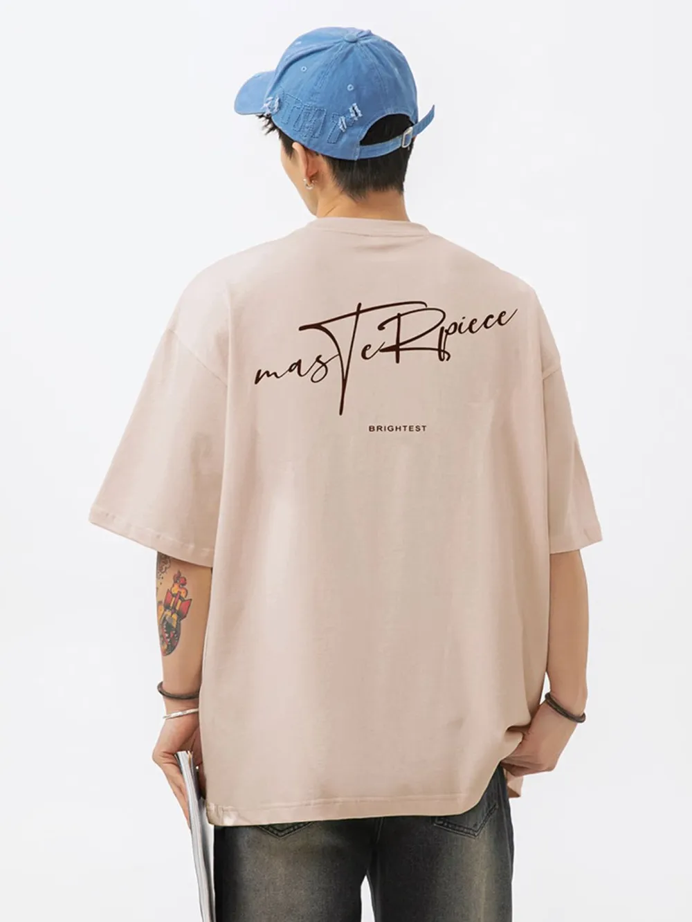Men's Plus Size Round Neck Half Sleeve T-Shirt, image 6