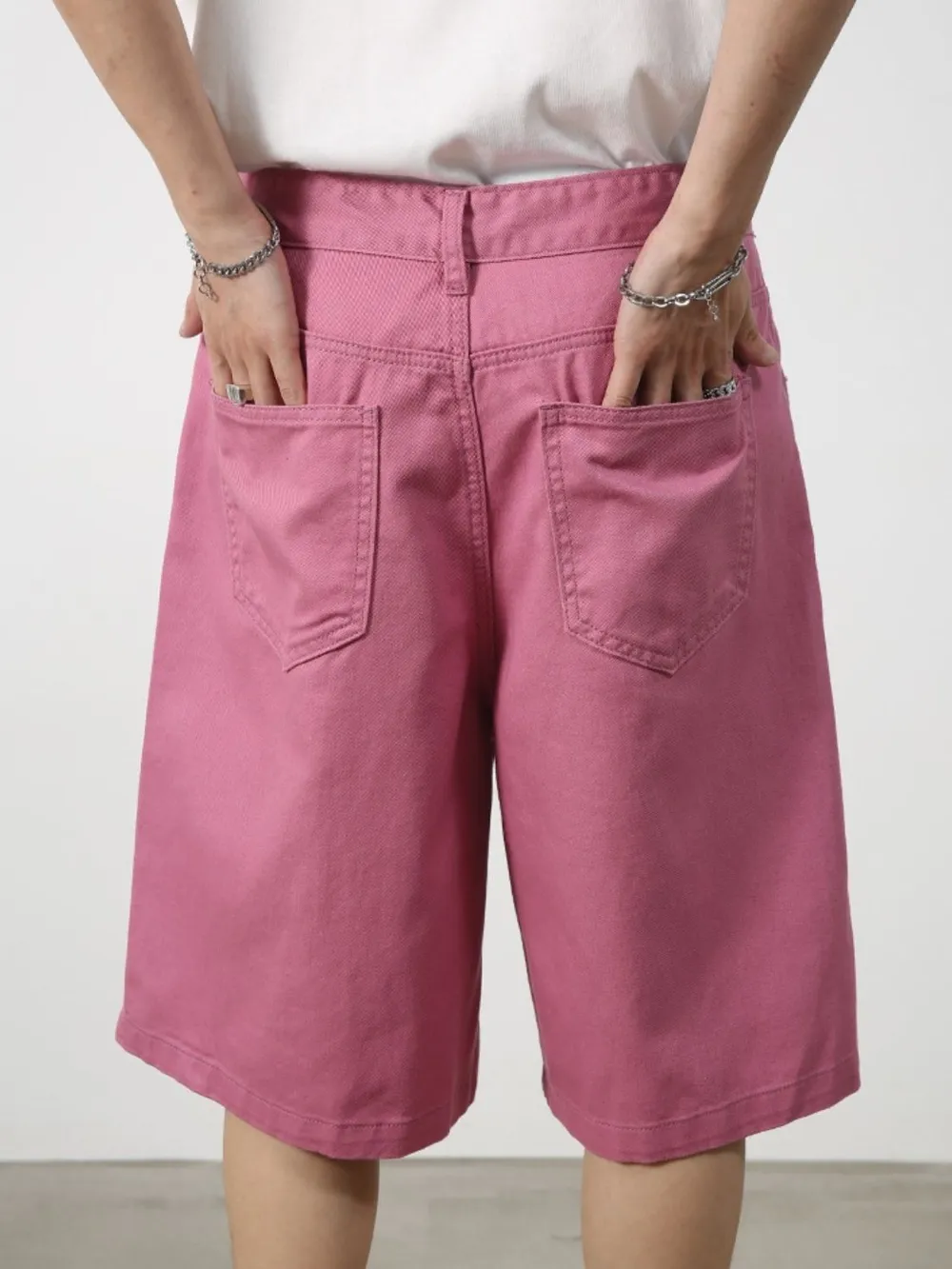 Mid Rise Denim Shorts, image 3