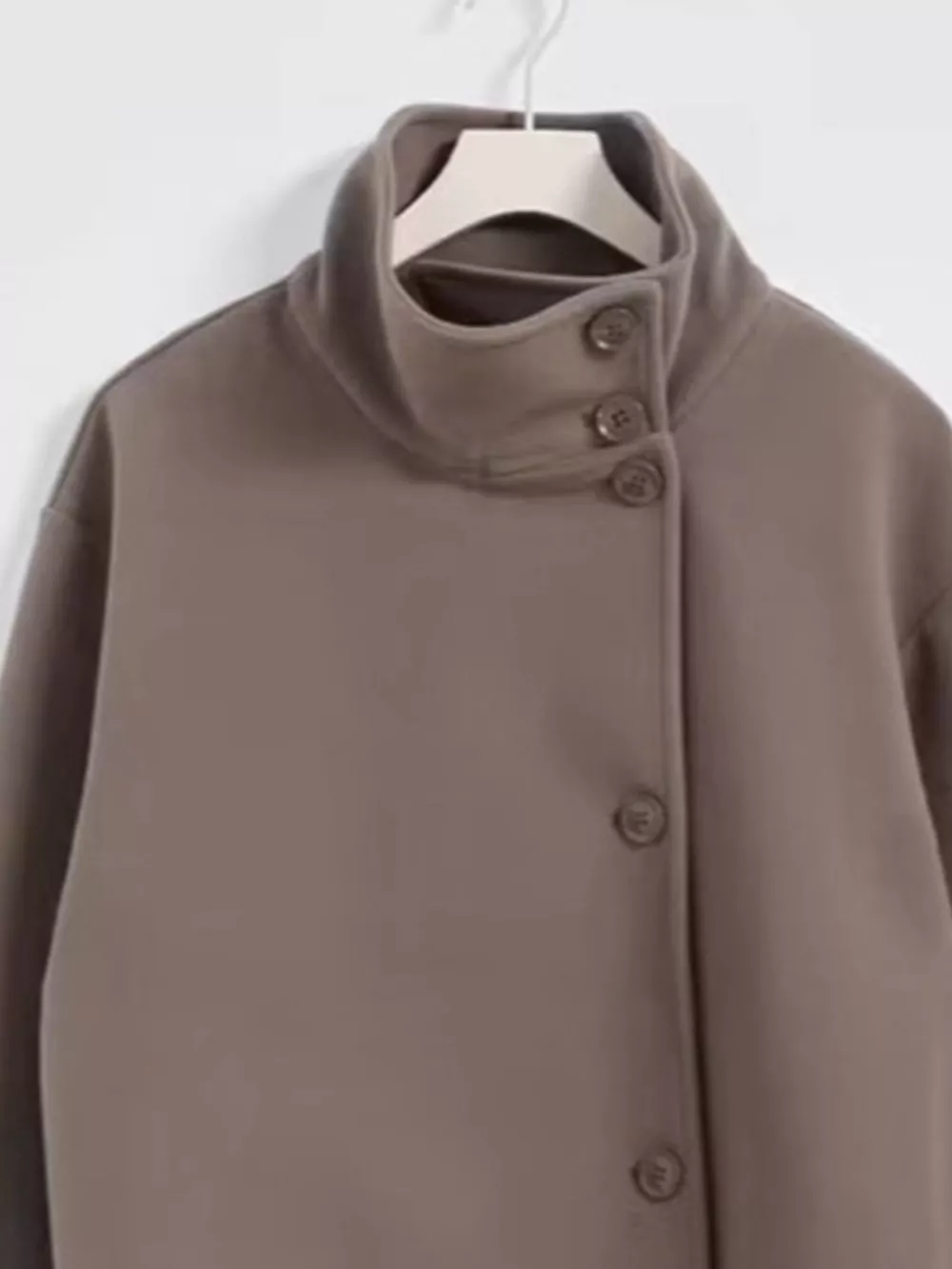 Wool Blend Long Sleeve Outerwear, image 13