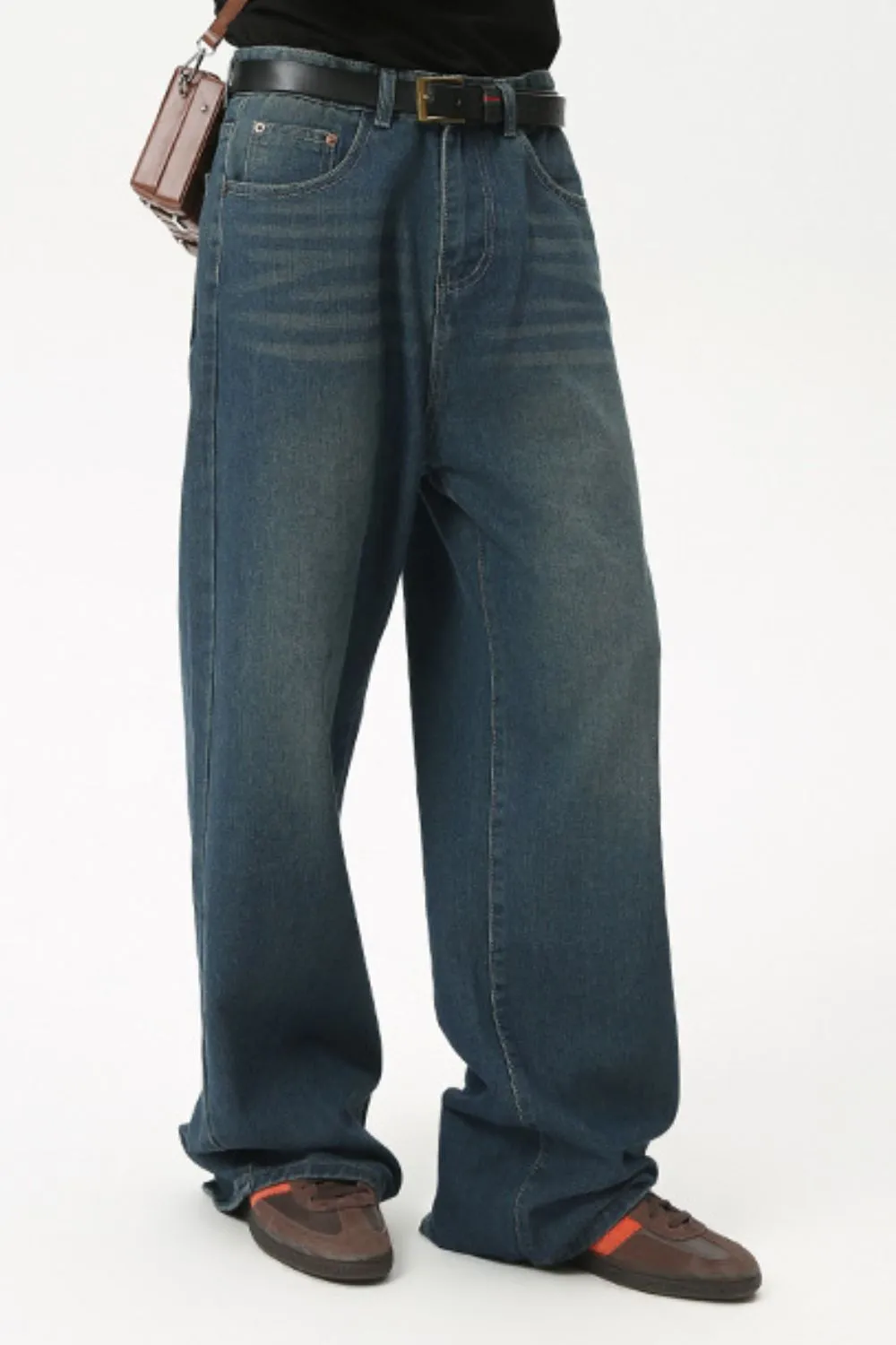 Men's Mid Rise Straight Leg Jeans, image 5