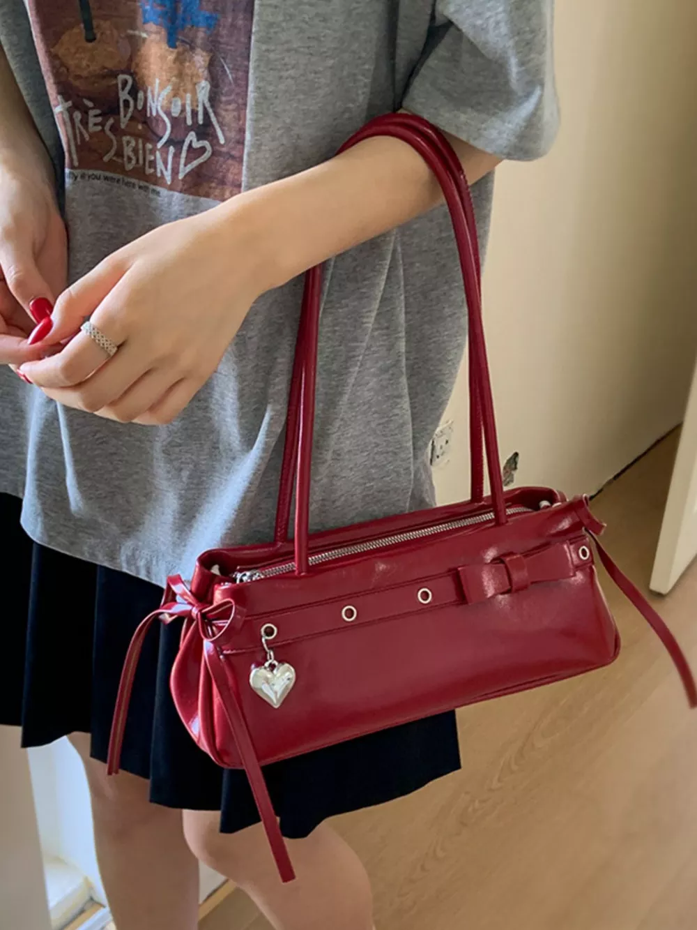 PU Leather Shoulder Bag, image 11