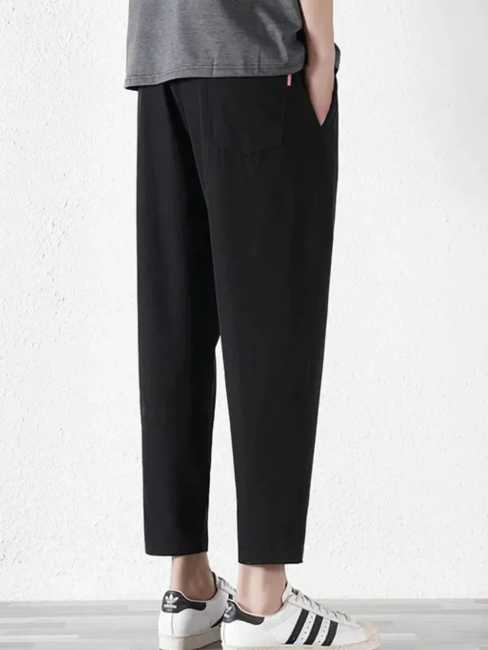 Men's Plus Size Drawstring Pants with Pockets, image 6