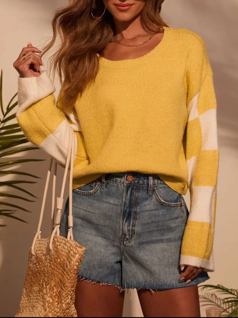 Color Block Long Sleeve Sweater, image 15