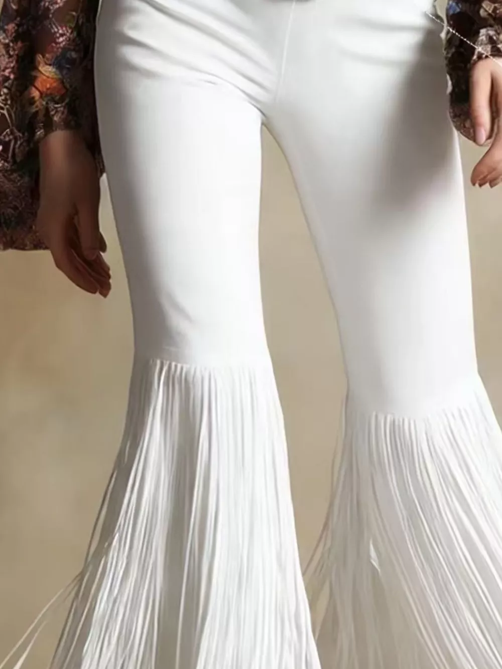 Fringe Flare Pants, image 5