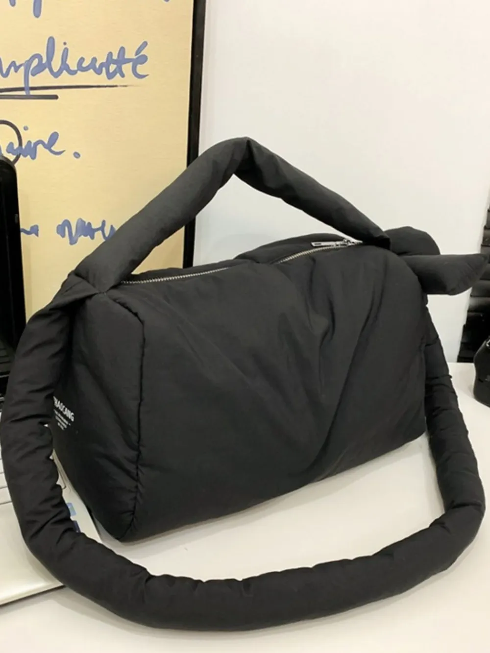 Puffy Nylon Medium Crossbody Bag, image 12