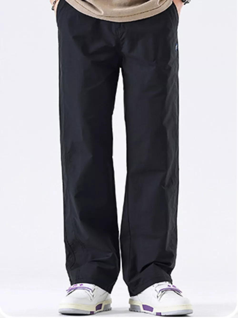 Men's Full Size Wide Leg Pants Plus Size