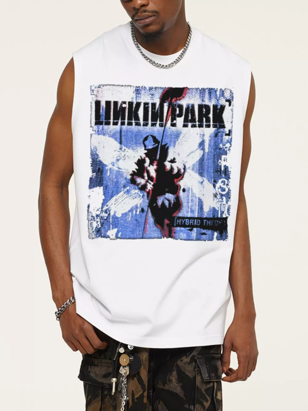 Men's Graphic Sleeveless Tank Top, image 3