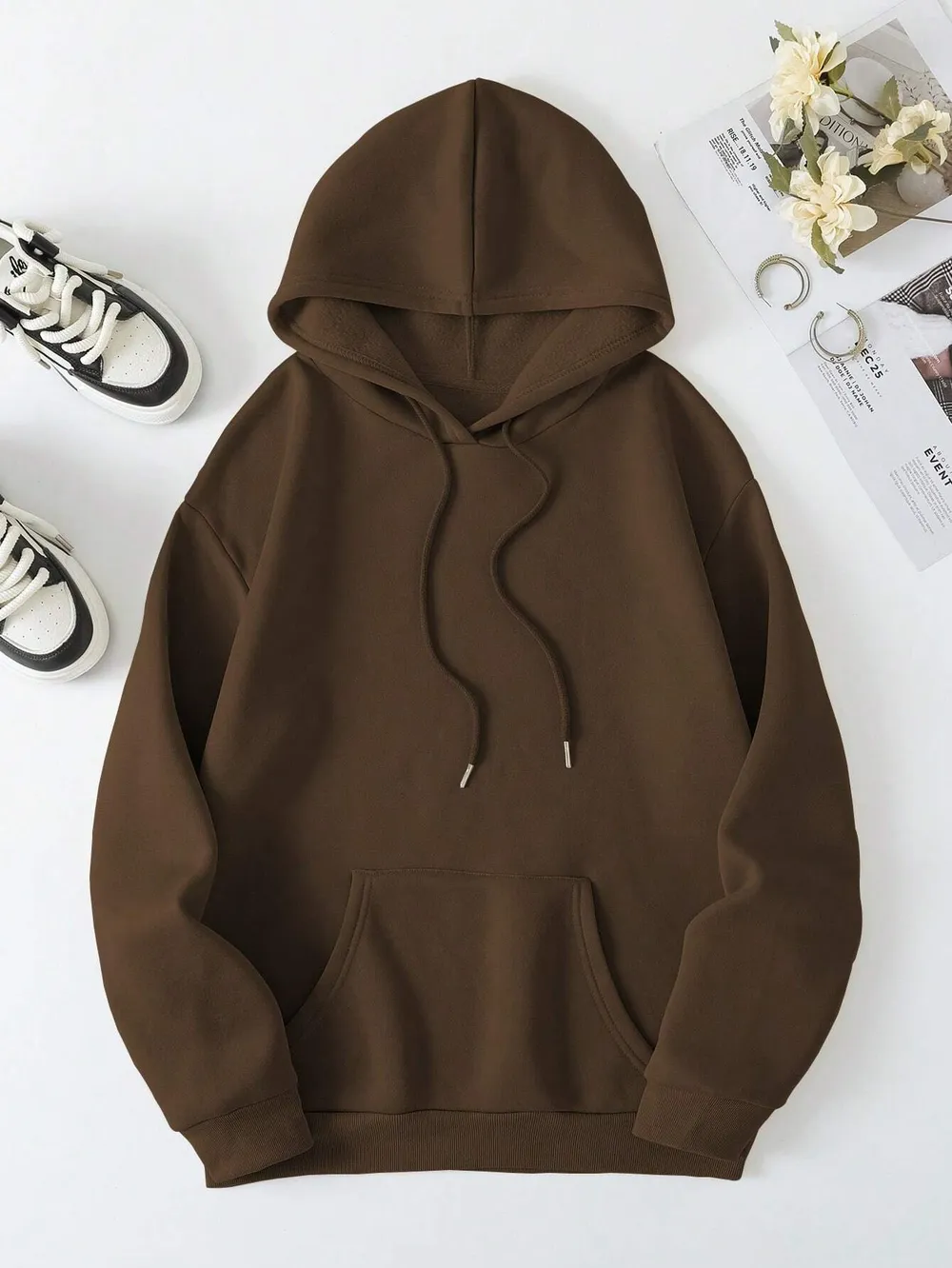 FAITH OVER FEAR Dropped Shoulder Hoodie, image 9