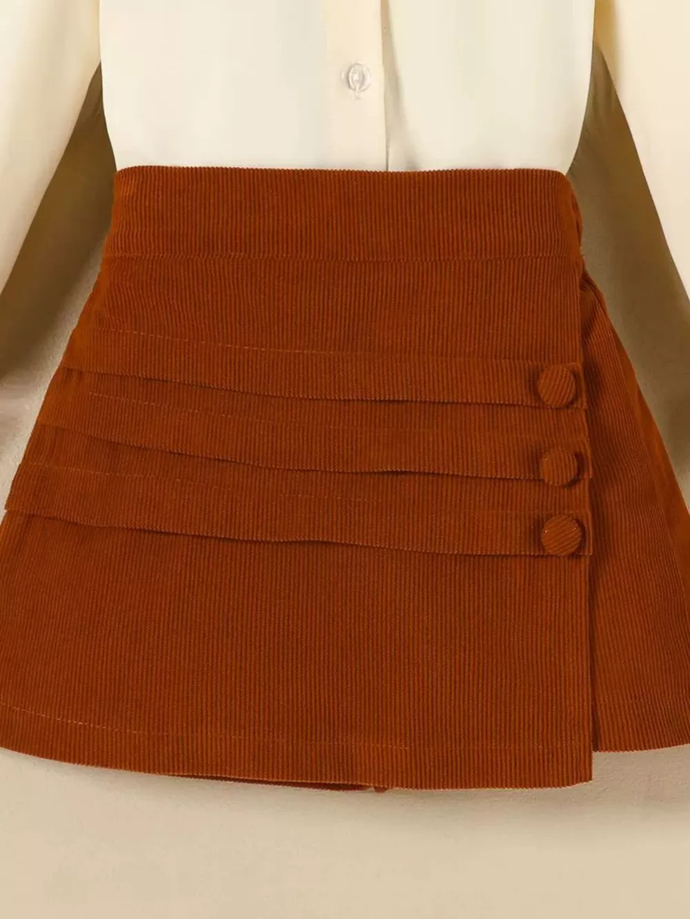 Children's Flounce Sleeve Shirt and Skort Set, image 11