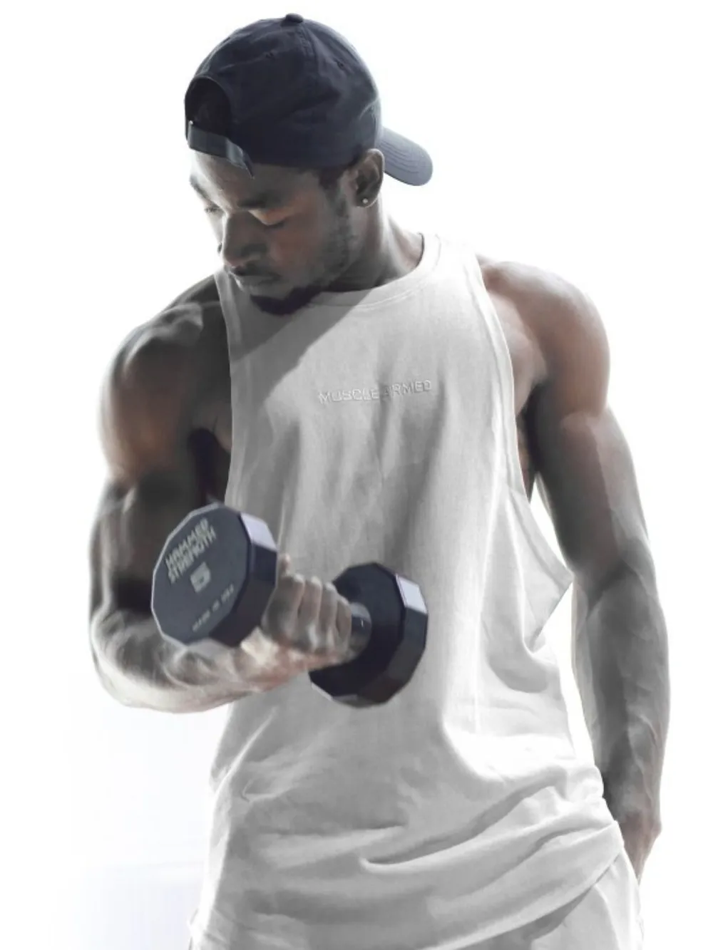 Men's Plus Size Round Neck Tank, image 6