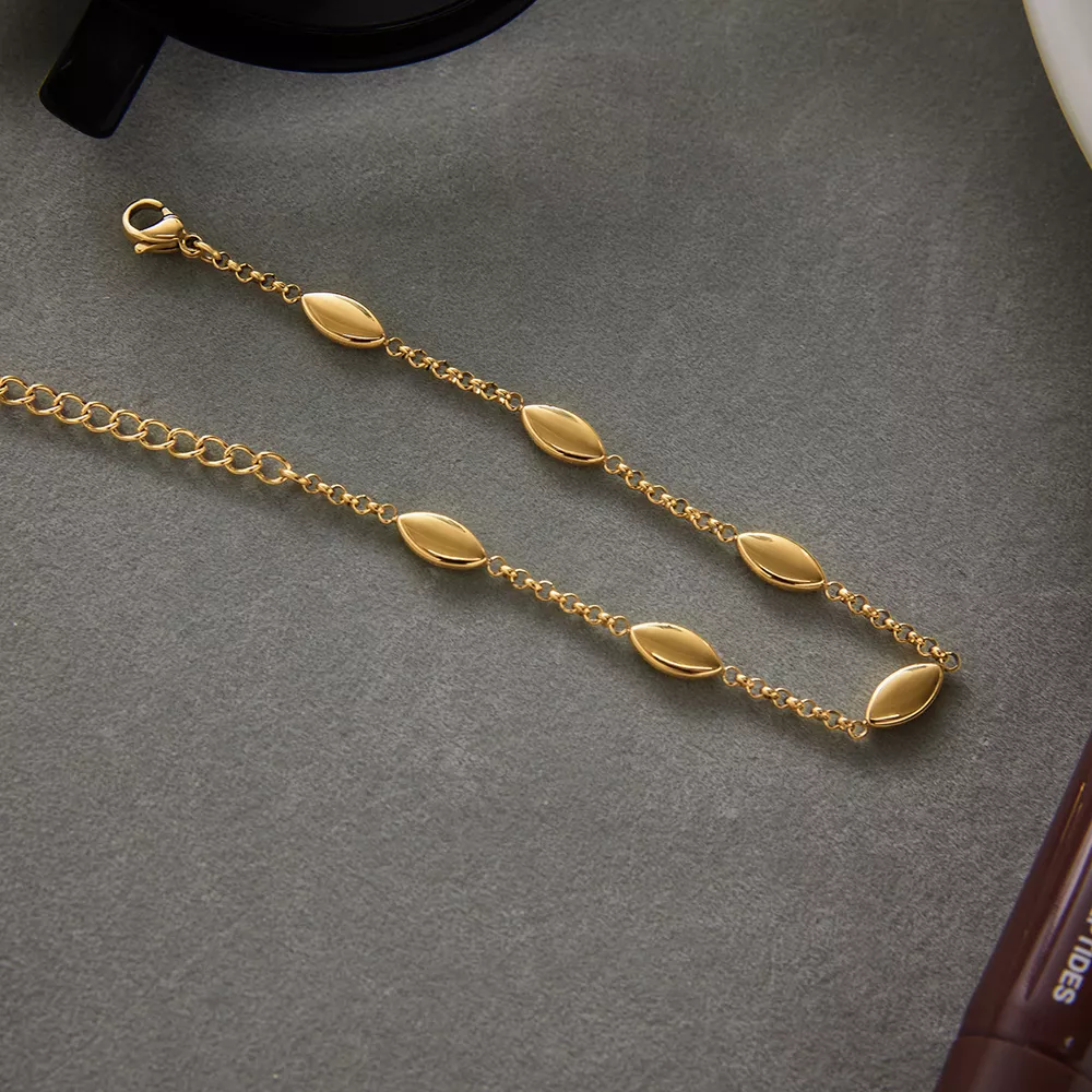18K Gold-Plated Chain Link Bracelet, image 3