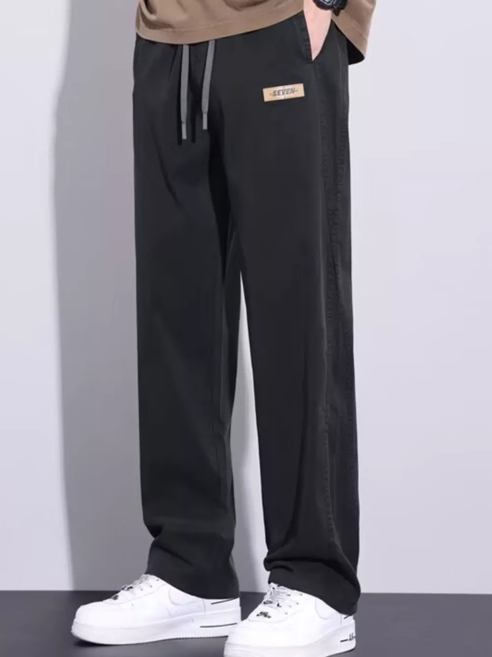 Men's Plus Size Relaxed Fit Drawstring Pants
