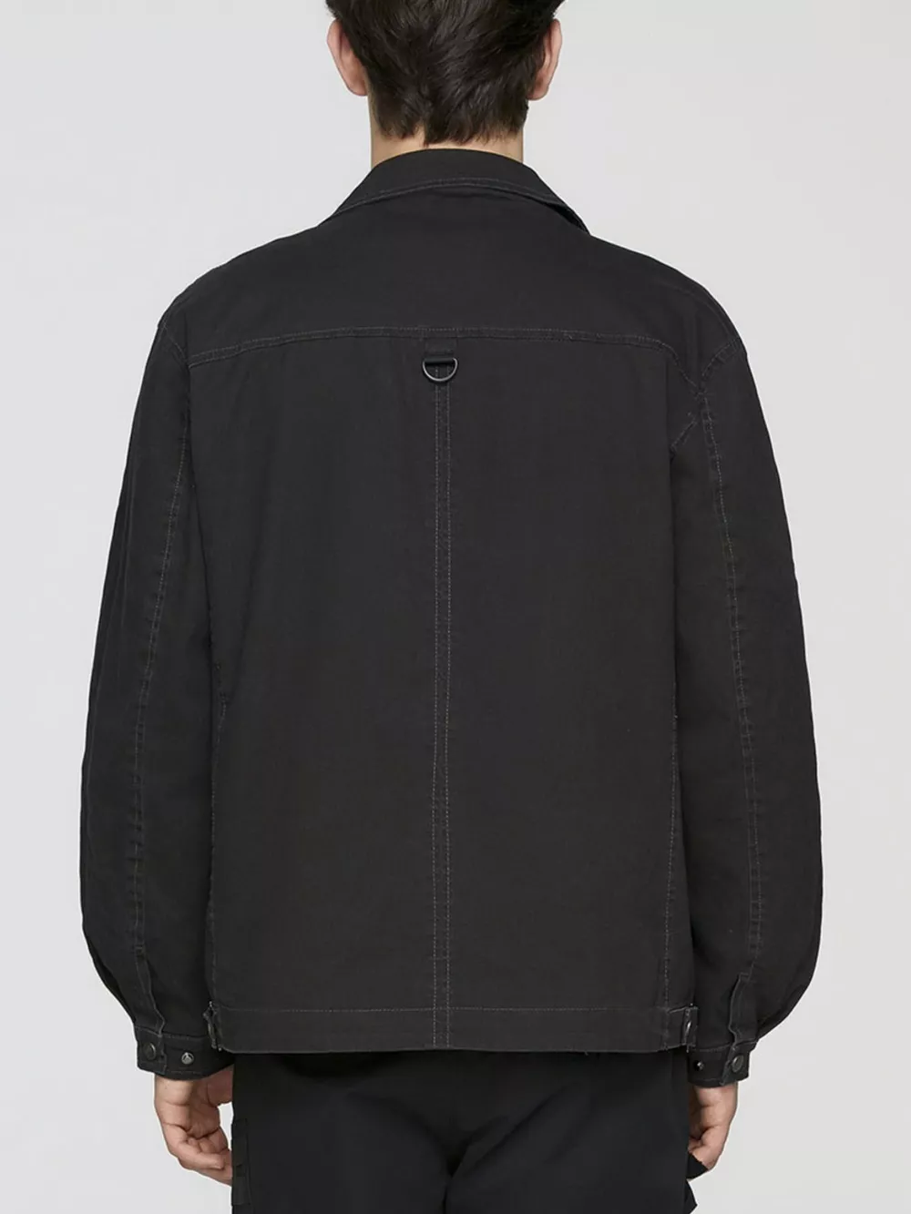 Men's Plus Size Button Up Long Sleeve Jacket, image 4