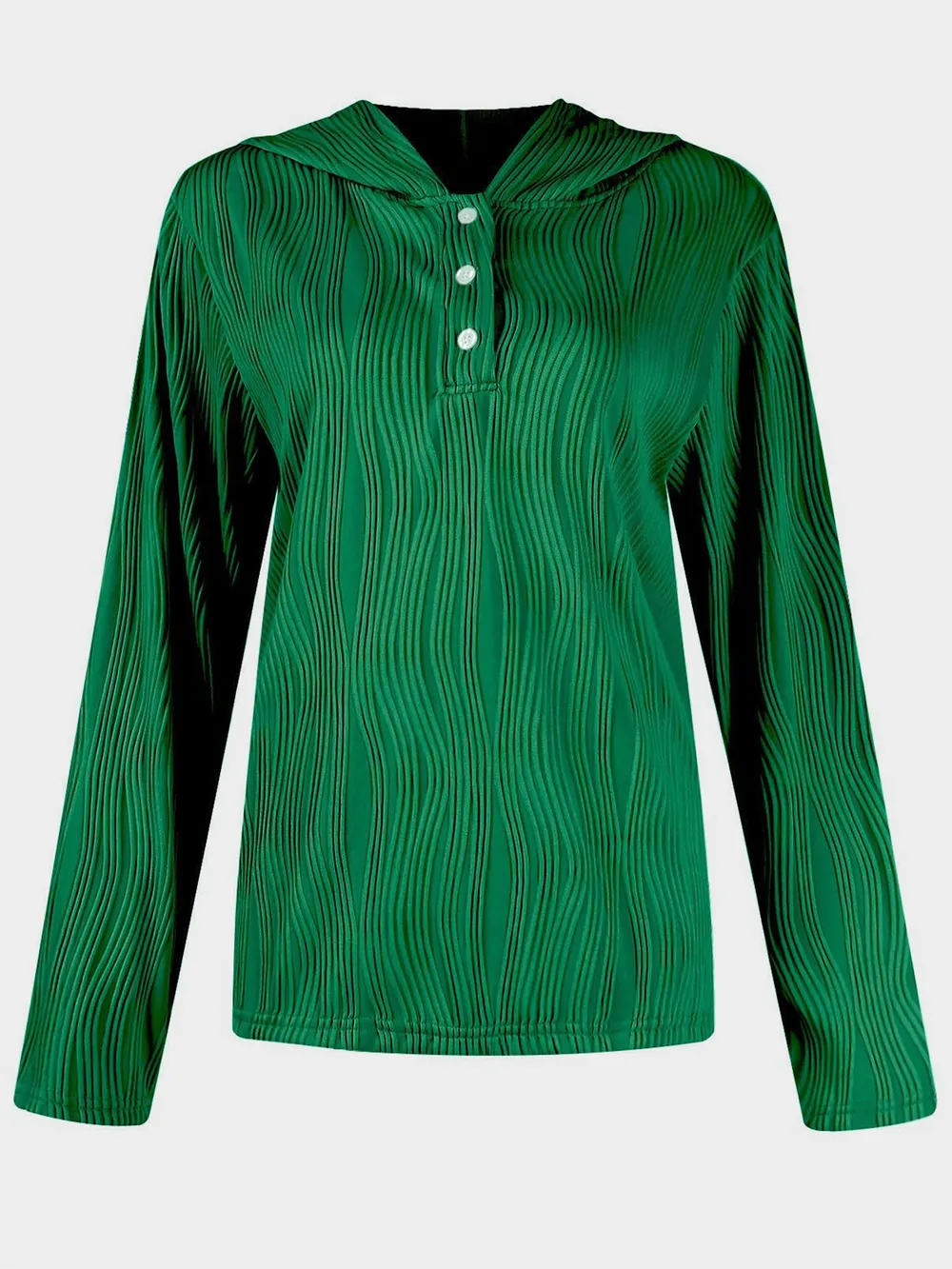 Textured Long Sleeve Hoodie, image 28
