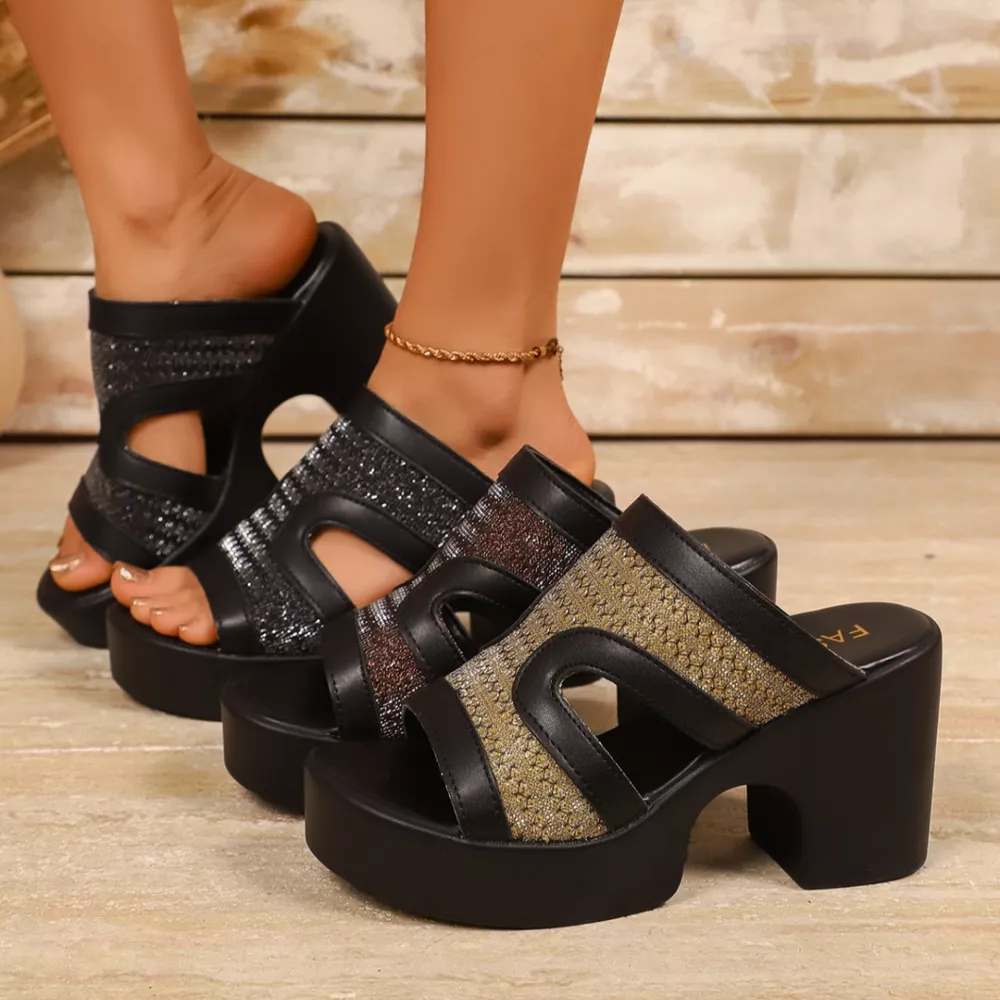Open Toe Block Heel Sandals, image 10