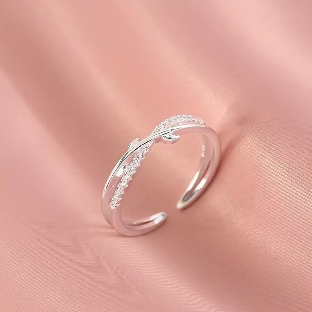 925 Sterling Silver Open Ring, image 3