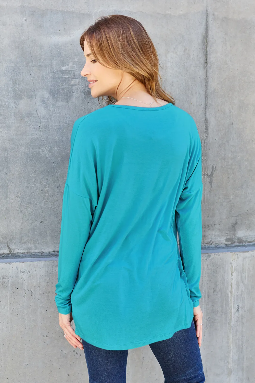 Full Size Round Neck Dropped Shoulder T-Shirt, image 31