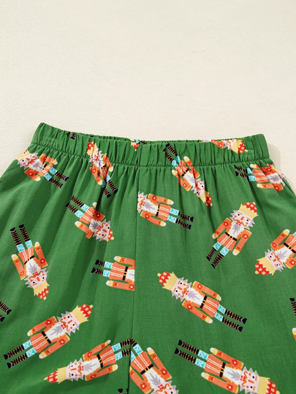 Christmas Nutcracker Button Up Top and Shorts Lounge Set, image 9