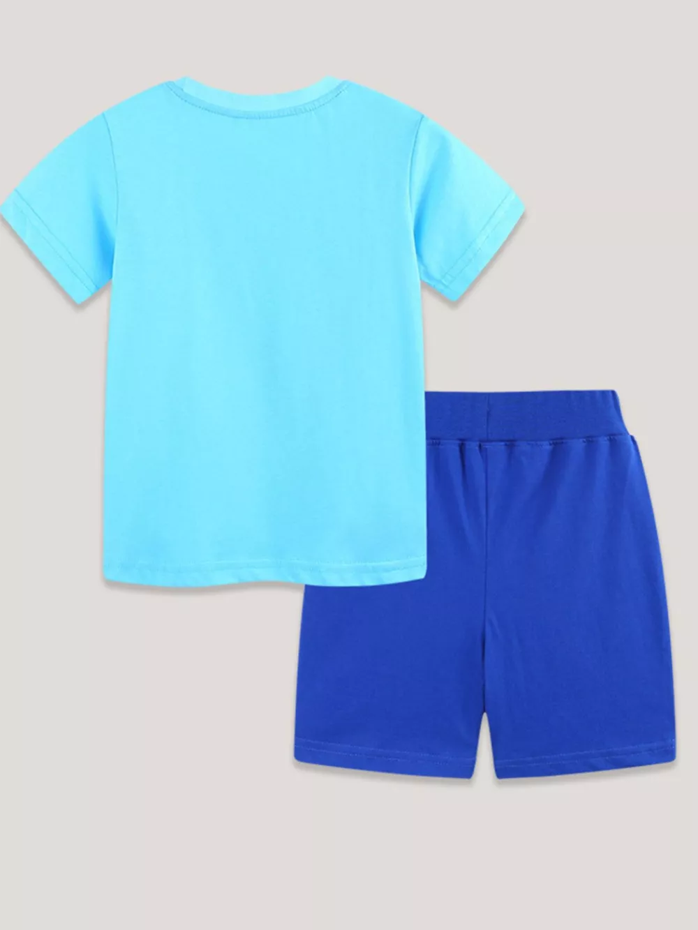 Children's Cartoon Excavator Print Tee and Shorts Set, image 5
