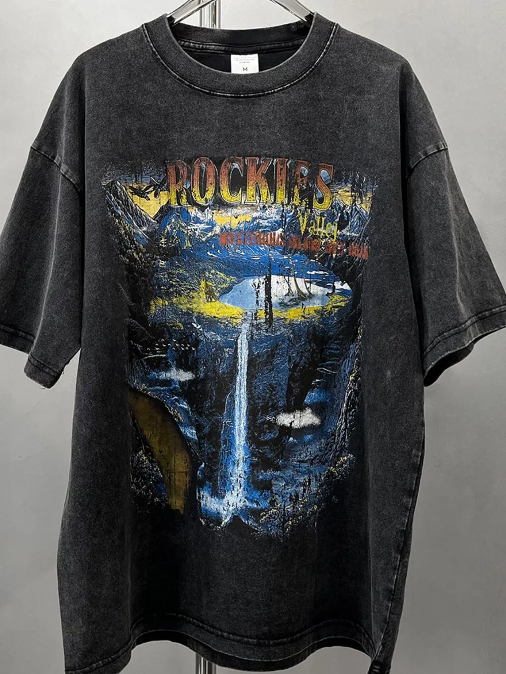 Men's Graphic Round Neck Half Sleeve T-Shirt, image 2