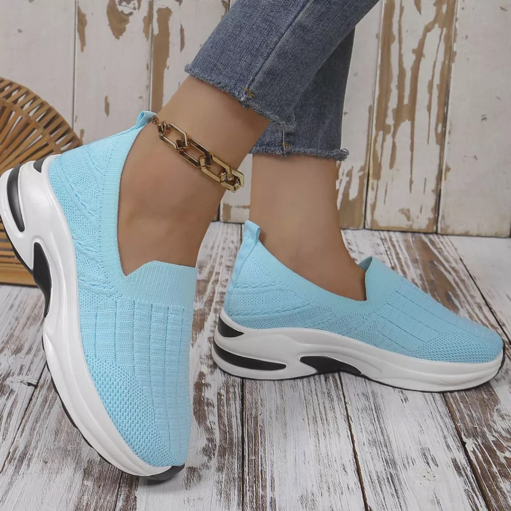 Round Toe Mesh Slip-Ons, image 15