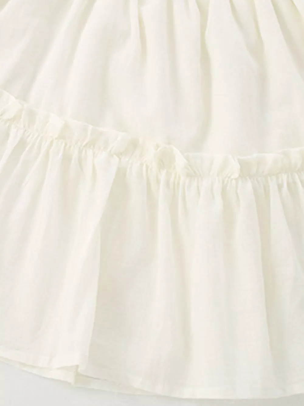 Children's Smocked Puff Sleeve Tiered Dress, image 2