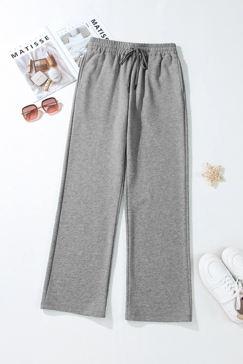 Drawstring Pants with Pockets, image 11