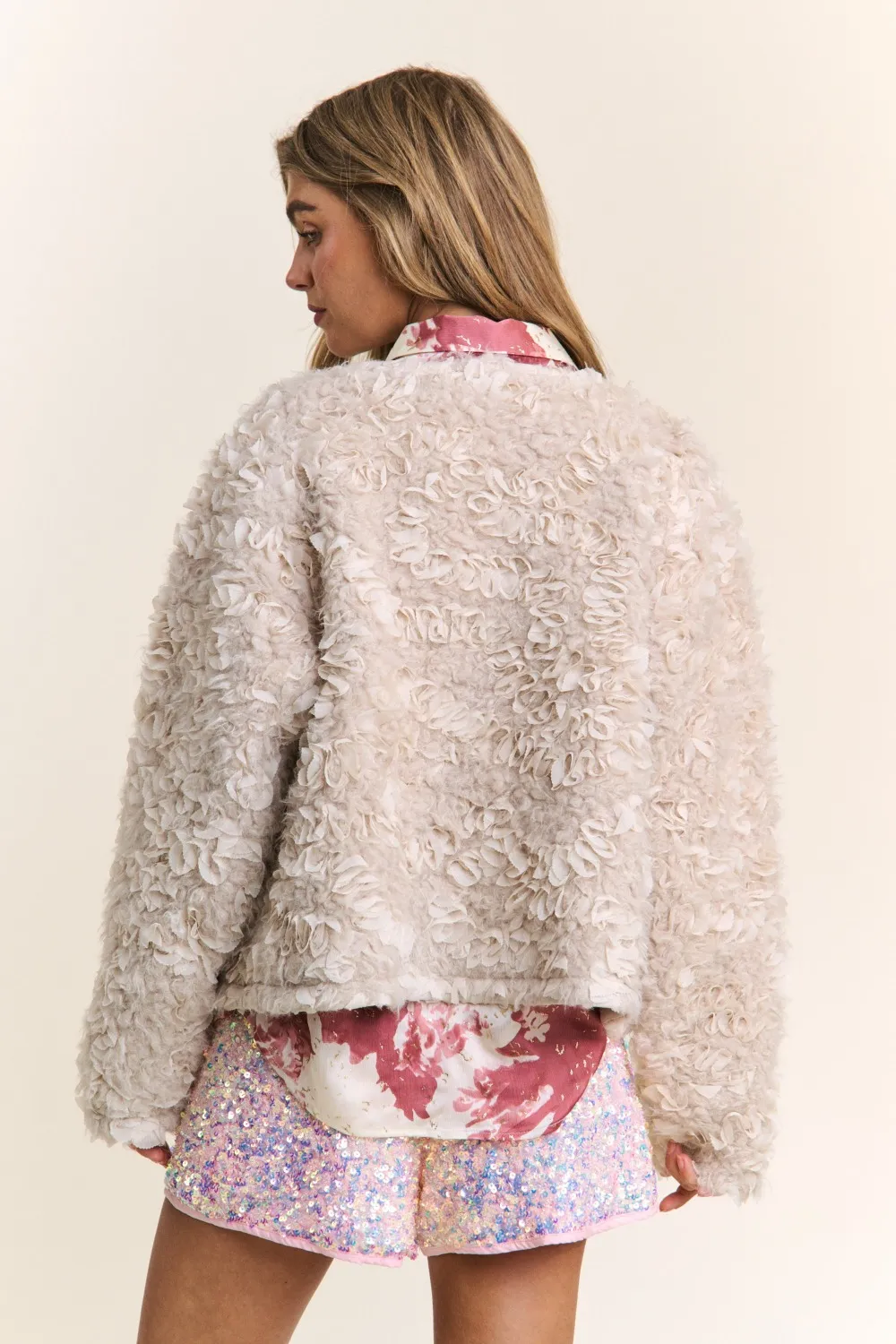 Mixed Fabric Chic Jacket, image 2